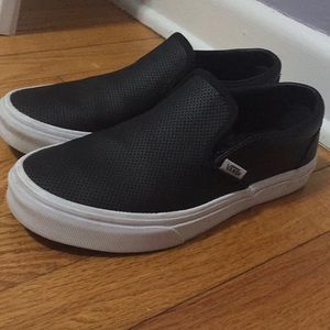 Blacker leather vans